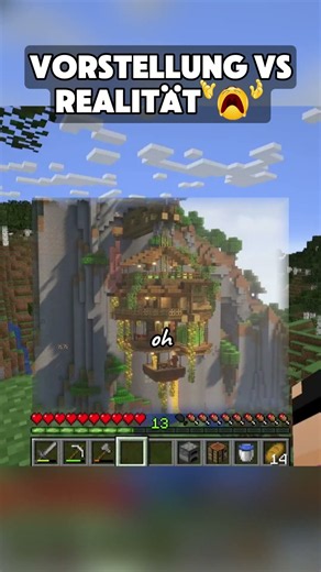 Expectation VS Reality😭|| Zora #minecraft #zora #gaming #shorts