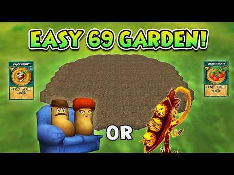 Wizard101 Guide: EASY & QUICK 69 Gardening Plot - Couch Potato / Evil Magma Peas
