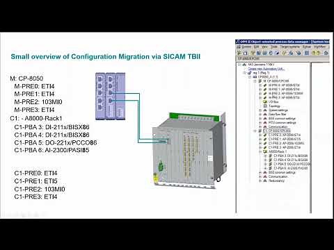 Migration of SICAM TOOLBOX II configuration
