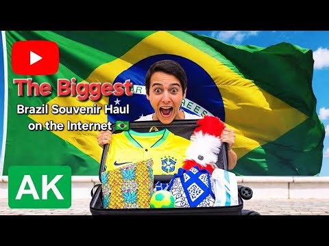 The Biggest Brazil Souvenir Haul on the Internet 🇧🇷#shortvideo #brazil #highlights 