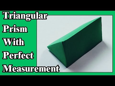 Triangular prism 3d model with paper | 3d shapes model for school project | Maths Project