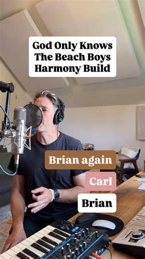 Chris Cron on Instagram: "God Only Knows - The Beach Boys Harmony Build From what I’ve read (and I may be wrong), but Brian and Carl sang the bridge, with Brian doing an impersonation of Mike for the “ba ba ba” parts. Whoever sang it, this is one of the most beautiful moments in pop music ever. Fight me. 😆 Mic: WA47 Interface: Universal Audio Apollo Twin DAW: Logic Pro X No tuning software was used in the making of this. #howto #soundlike #thebeachboys #beachboys #harmony"