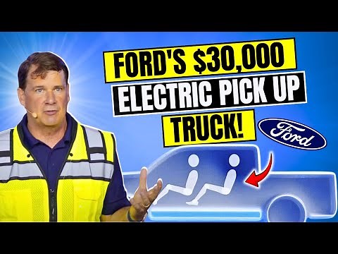 Ford Reveals Revolutionary EV Platform Using LFP Batteries + $30k Pick Up!