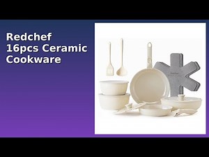REVIEW (2026): Redchef 16pcs Ceramic Cookware. ESSENTIAL details.
