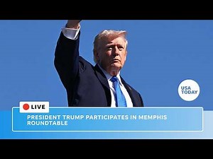 President Donald Trump participates in Memphis Safe Task Force roundtable