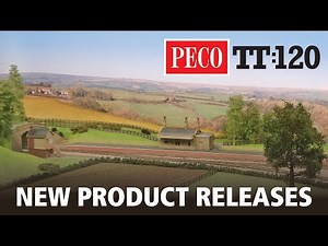 PECO TT:120 - new small radius turnouts, crossing, and more kits!