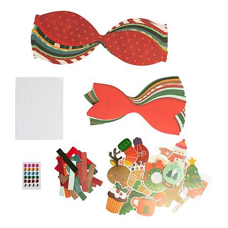 Diamond Press Holiday 3D Bow-Making Kit - Makes 24 Bows | HSN
