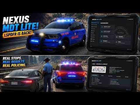 🚔 This NEW MDT Will Bring You Back To LSPDFR! | GSP Highway Patrol Durango Patrol 🔥