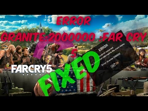 Farcry 5 Granite:2000000 Error Fix [Step By Step]....100% working...🤩🤩🤩🤩.