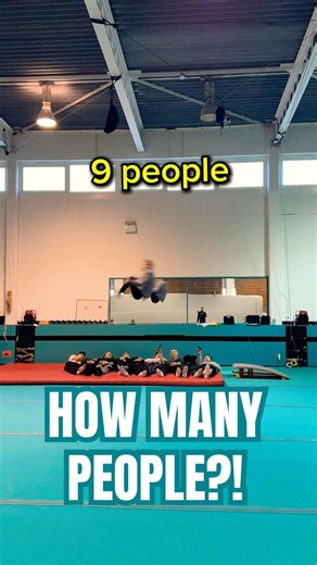 How far can a stunt man double front? | #short