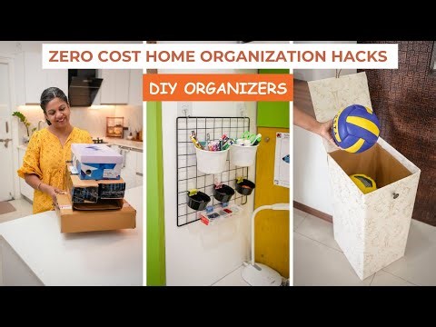 Zero Cost Home Organization Hacks | Clever DIY Ideas to Make the Best Out of Waste