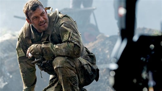 Shoved into Class V rapids, dragged through mudslides, and blown off mountaintops… Alan Ritchson can do it all. WAR MACHINE premieres March 6. | Netflix