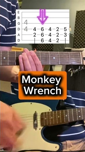 Foo Fighters - Monkey Wrench Guitar Tab