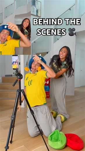 She caught me… BEHIND THE SCENES 🎥