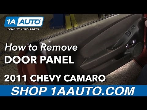 How to Replace Front Door Panel 10-15 Chevy Camaro