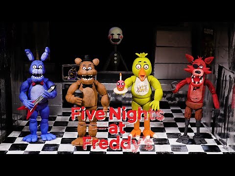프레디의 피자가게 만들기ㅣMaking Five Nights at Freddy's diorama with a clay