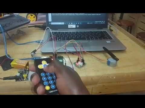 Control a stepper motor using an IR remote and Arduino