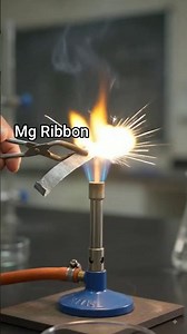 Magnesium Ribbon on Fire | Brilliant White Flame Chemistry Experiment