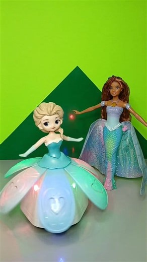 Very cute little mermaid and Frozen Elsa | Anne Ann