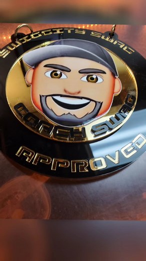 Custom Pieces. According to the Urban Dictionary, swag refers to someone who carries themselves with charm, charisma, and trendiness. This interpretation evolved from the original word “swagger,” highlighting a bold and self-assured attitude. #swag #Coach #coachlife #spinning #swagger #swaglife #spinner #actionengraving #coachinglife #gold #custom #custommade | Action Engraving