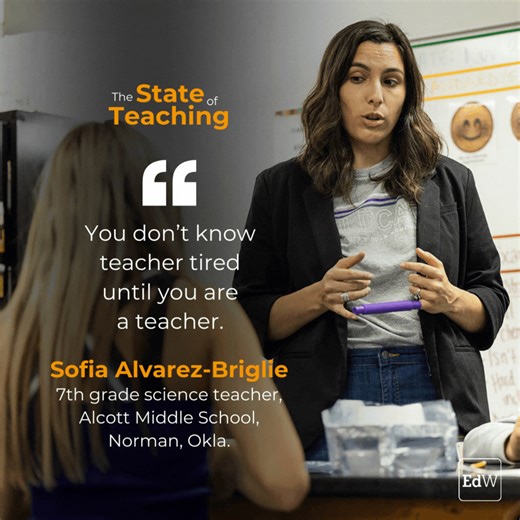 The State of Teaching, EdWeek’s new project, reveals important differences between teachers' and school leaders' views on morale, working hours, and other core issues. | Education Week