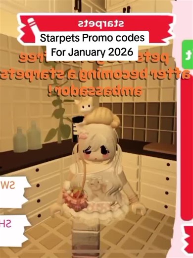 Starpets Promo codes For January 2026 #Starpets #AdoptMe #Adoptmeroblox #Trending #StarpetsCodes