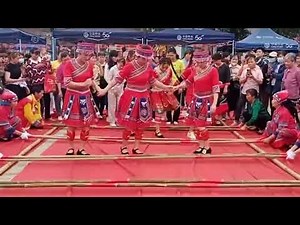 Filipino bamboo traditional dance