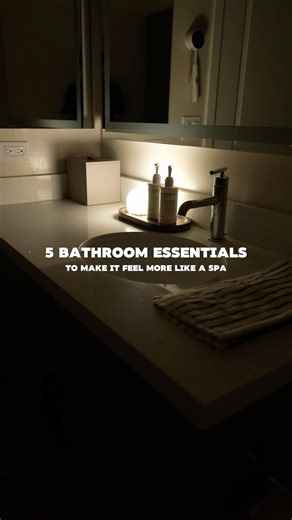 5 bathroom essentials to make it feel more like a spa #bathroom #decor #interiordesign