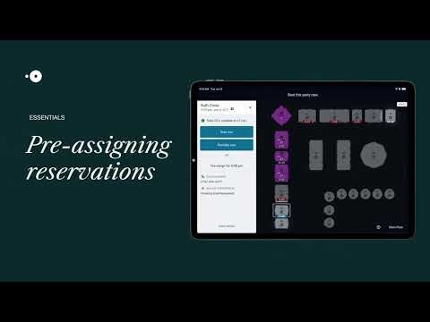 Pre-assigning reservations