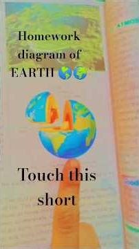 internal structure of earth diagram of | class 7 school project 🪄🌎#viral#class7 #science