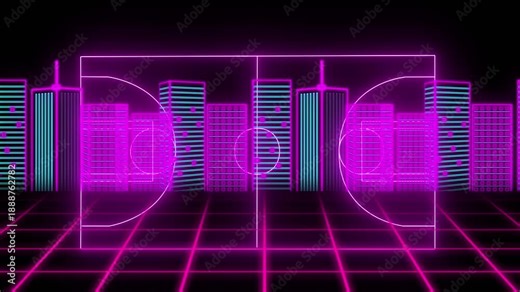 Animation of globe and cityscape over woman using computer