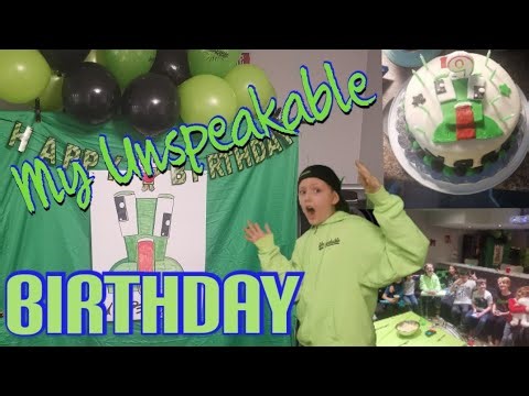 MY UNSPEAKABLE BIRTHDAY...IT WAS CRAZY!!!!!!