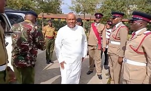 Retired, former AP Training College Commandant, Omar Shurie - still strong and moving | Almamy Moha