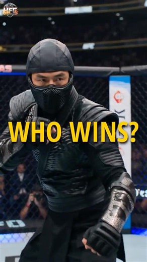 Intoxicated senior male Vs Ninja