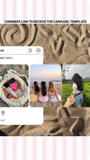 MAY DUMP TEMPLATE | BEACH CAROUSEL TEMPLATE | CANVA