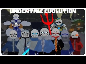 All Current Sans Characters Showcase [Undertale Evolution]
