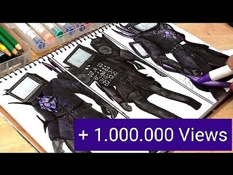 [Drawing] Evolution of The Titan Tv Man : "Skibidi Toilet"