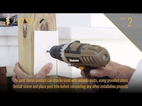 INTEX Hampton Newel Sleeve Installation