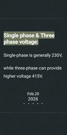 Single phase & Three phase voltage