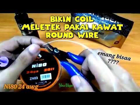 MAKE A COIL MELETEK | NI80 24 AWG