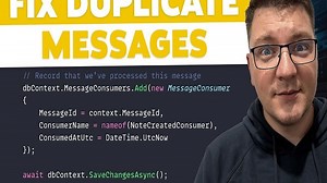 停止重复处理消息！.NET 中的等效消费者