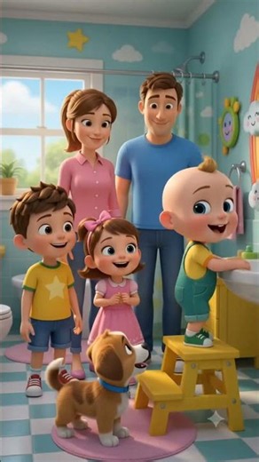 Coco’s Happy Morning Routine 🌞🛏️🍳🤣 | Fun Daily Routine Song for Kids | ChoCho Melon Fun #shorts