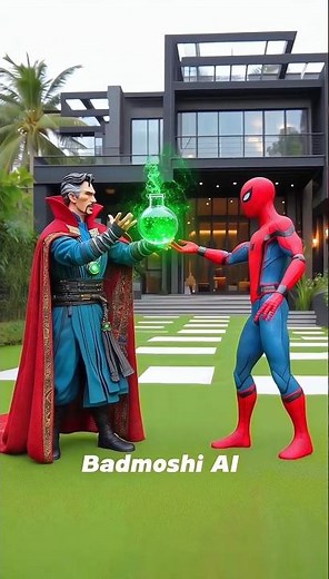 Spiderman Ne Liya Supergirl Ki Chummi💋#shorts #ai #aivideo #aishorts #spiderman #spidarman