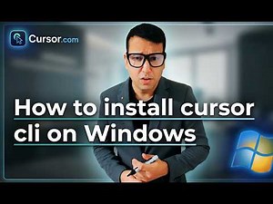 How to install cursor cli on windows 11