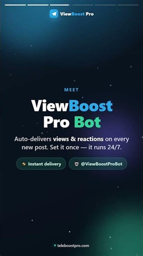Telegram Auto Views Bot — Boost Every Post Free & Instantly #smartphone #telegram #telegrambot