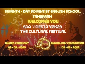 SDA SCHOOL TAMBARAM || SDA FIESTA 2023 || ANNUAL DAY CELEBRATION