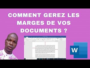 MODIFIER LES MARGES D'UNE PAGE SUR WORD