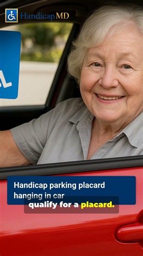 HandicapMD helps you get a disabled placard online from home!
