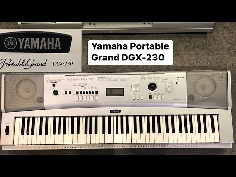 Yamaha Portable Grand DGX-230 Piano ( wilson’s music instruments 03371476660 )
