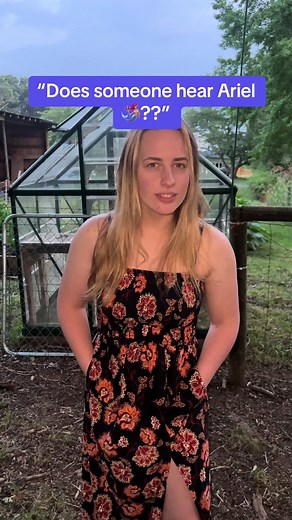 Ariel made her way to the farm 🥵 #ariel #littlemermaidliveaction #singer #ursula